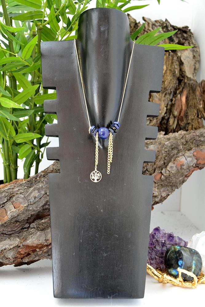 Réalisation Spirituelle - lapis-lazuli, onyx, hématite